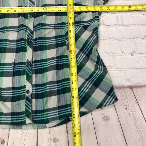 Columbia Women Long Sleeve Button Up Shirt Blouse Top Size Large Plaid M135 -1 - Picture 3 of 13